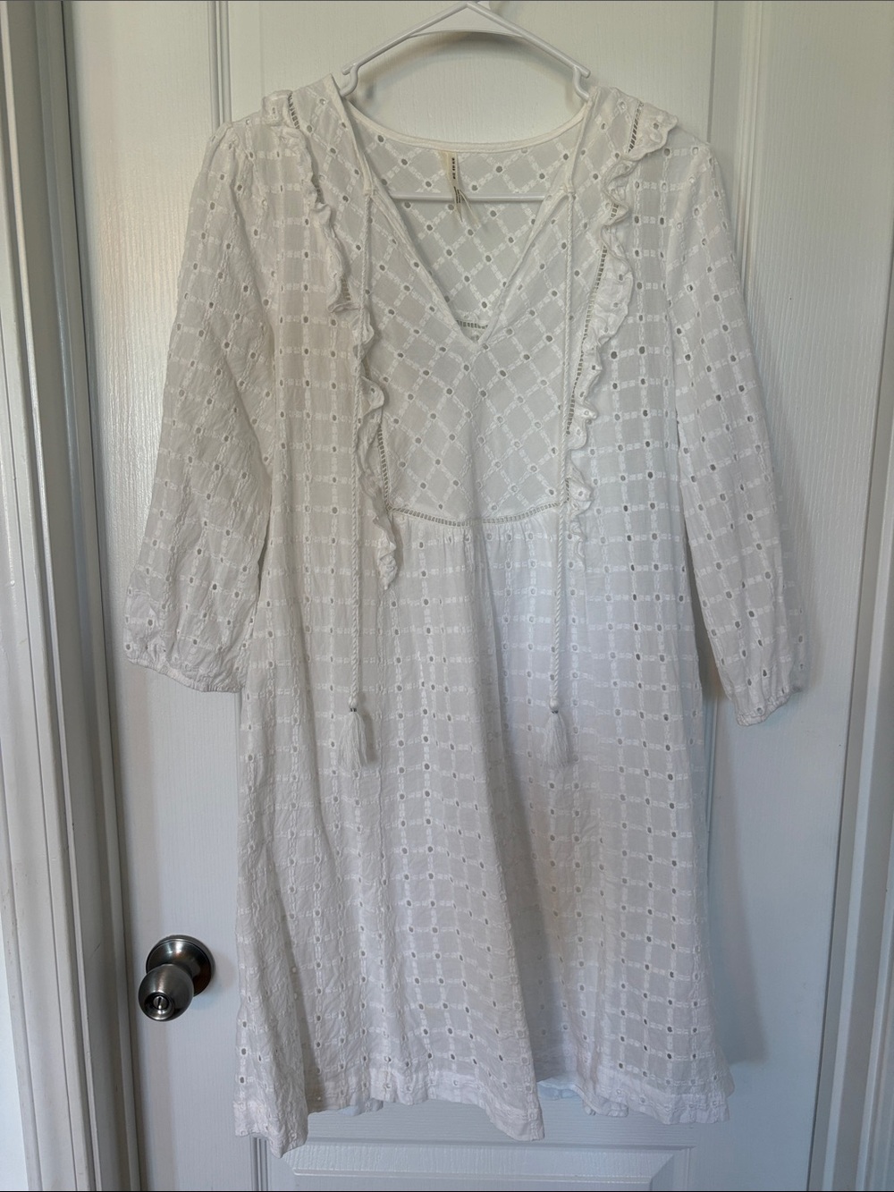 Anthropologie eyelet dress. US 8.